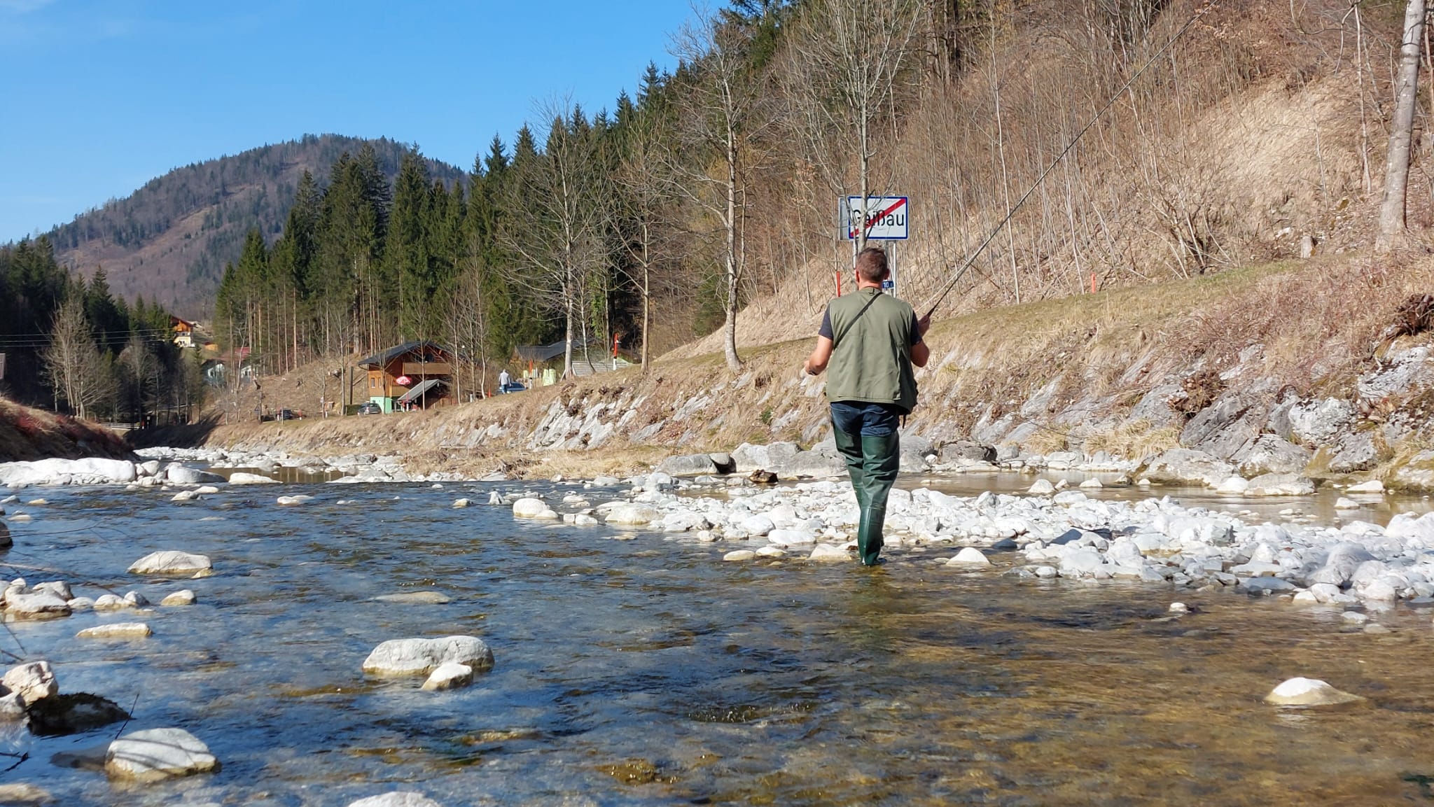 Mörtelbach — Fliegenfischen im ursprünglichen Wildwasser der Gaißau